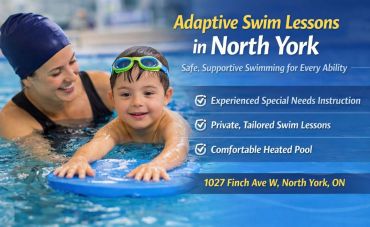 adaptive swim lessons in north york