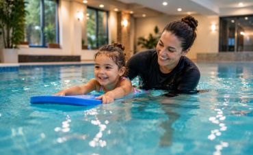 is a heated salt water pool better for swim lessons