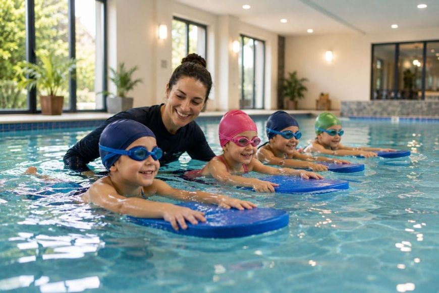 why year round swimming lessons in north york help children build stronger skills