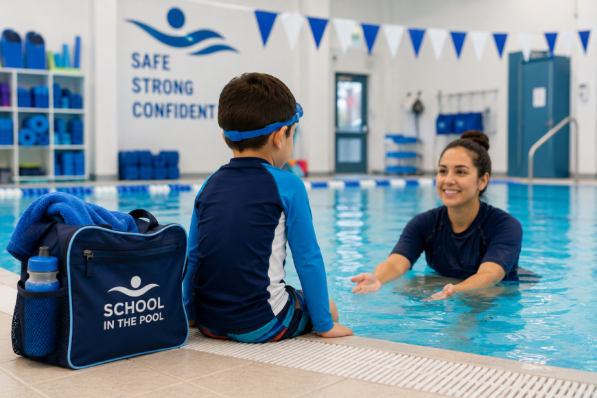 is your child ready to swim without a parent in the pool?